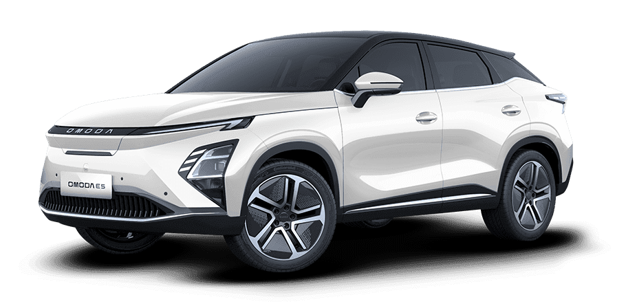 Tampilan mobil listrik Chery E5 modern dari promo terbaik Chery Andalan Puri oleh sales Ryan Pangelah.